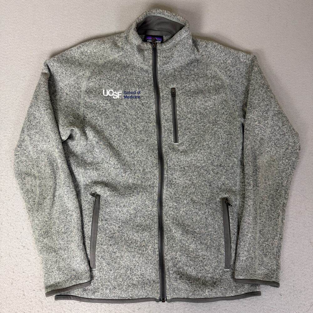 Patagonia Better Sweater Full Zip Fleece Jacket Gray UCSF School of Medicine M